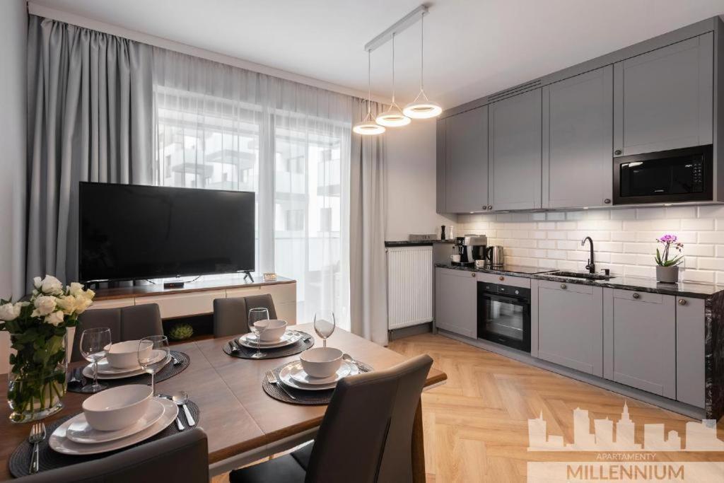 Appartement Millennium Port Gold à Varsovie Extérieur photo